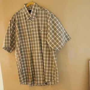 Scott Barber short sleeve button down XL